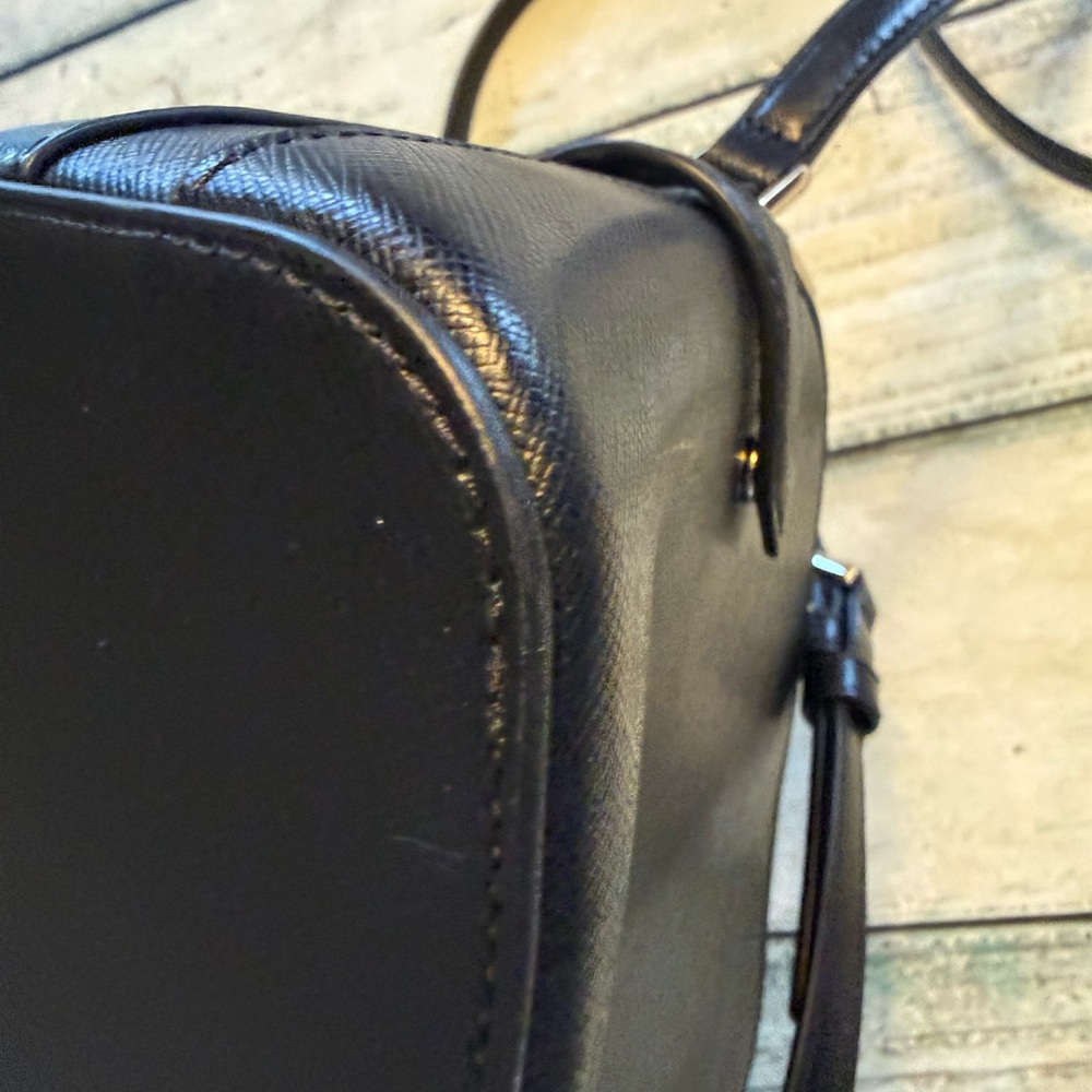 Kate Spade black Saffiano leather Staci Dome Crossbody. Purse. - Picture 17 of 17